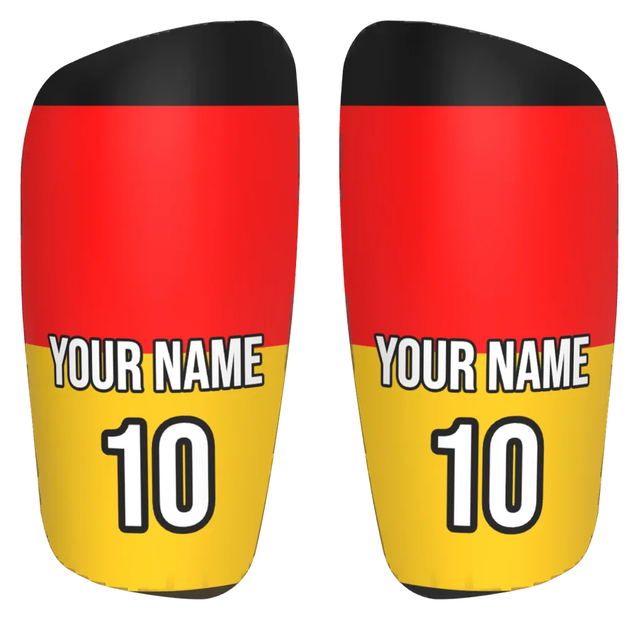 Custom Germany flag shin pads