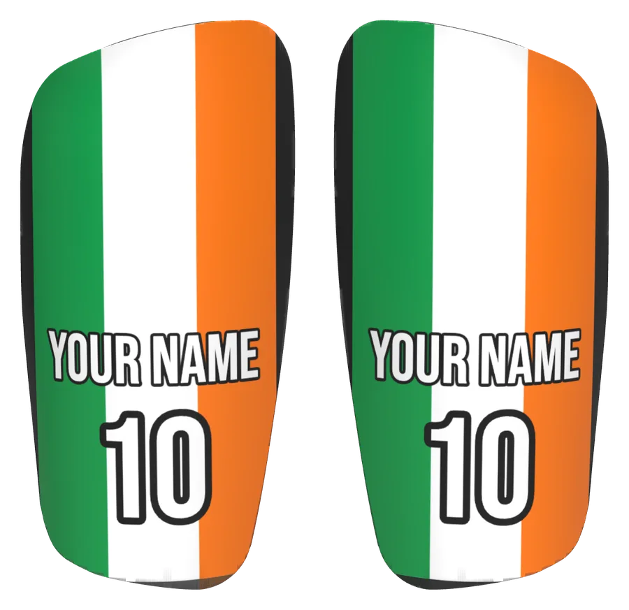 Custom Ireland flag shin pads