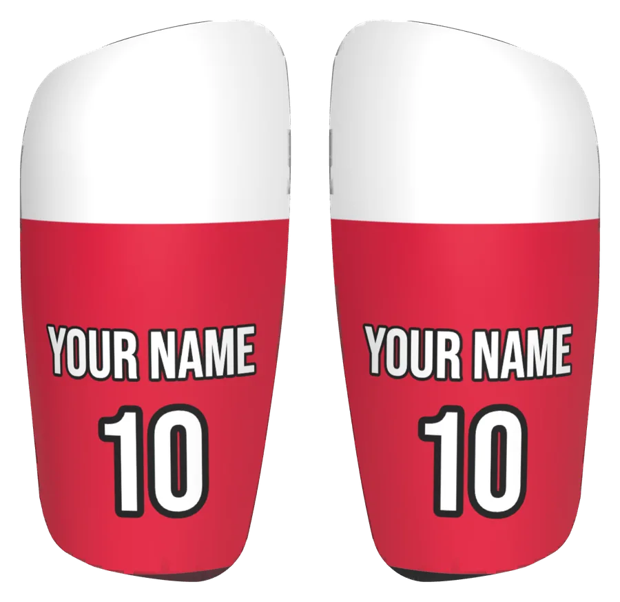 Custom Poland flag shin pads