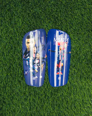 PSG Mbappé collage shin pads